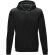 Sudadera con capucha y cremallera Ruby para hombre sostenible Negro intenso detalle 27