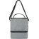 Bolsa térmica con bandolera ajustable personalizada políester reciclado Tundra Gris mezcla detalle 2
