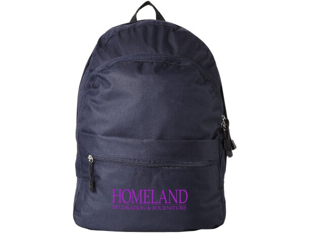 Mochila moderna con doble bolsillo frontal personalizada