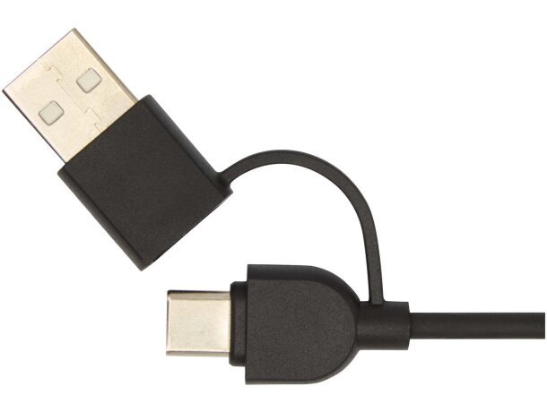 Base de carga inalámbrica Freal 15W plástico reciclado Negro intenso detalle 14