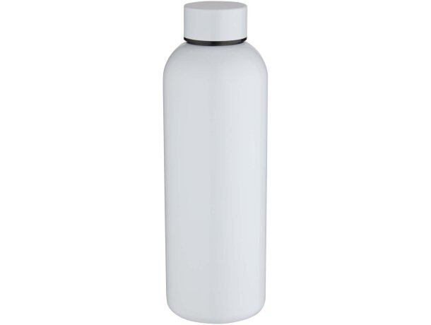Botella de agua Spring 750ml acero inoxidable reciclado RCS Blanco detalle 3