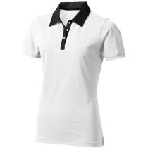 Polo de mujer manga corta york de Elevate 180 gr personalizado blanco Polo de mujer manga corta york de Elevate 180 gr personalizado blanco