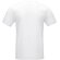Camiseta orgánica manga corta hombre Azurite Blanco detalle 3