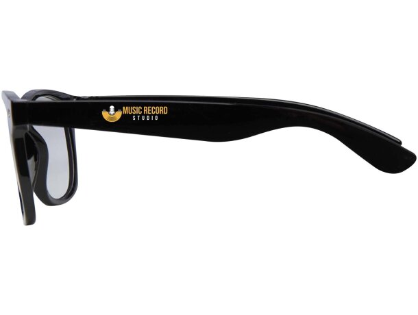 Gafas anti luz azul GazeGuard con montura reciclada negra Negro intenso detalle 1