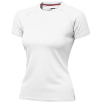 Camiseta de manga corta de mujer "serve" con logo blanca Camiseta de manga corta de mujer "serve" con logo blanca