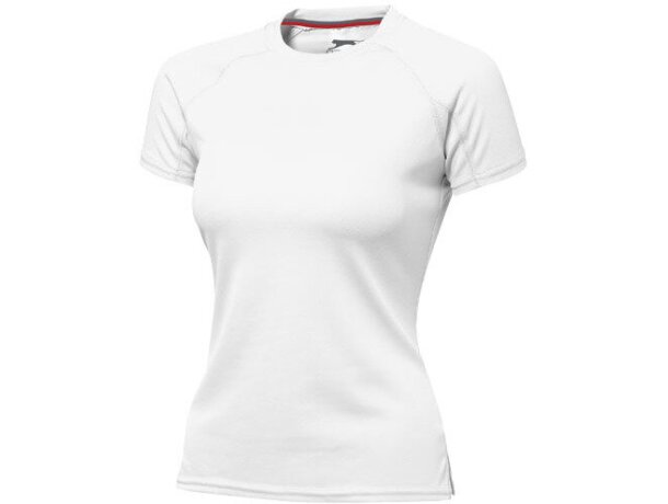 Camiseta de manga corta de mujer "serve" con logo blanca Camiseta de manga corta de mujer "serve" con logo blanca