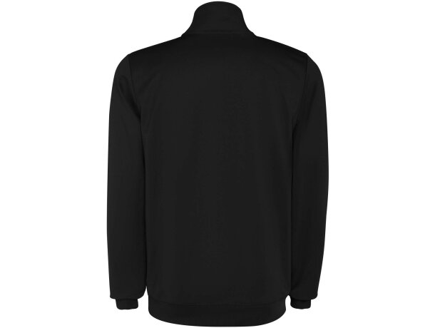 Chándal unisex Evans Roly con cremallera y diseño bicolor Negro intenso/lima detalle 23