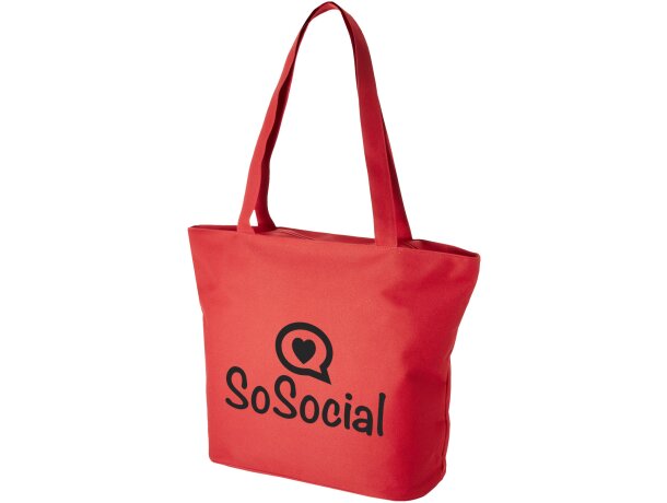 Bolsa Tote de playa con cremallera Panama personalizada