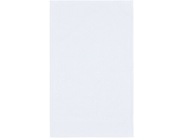 Toalla algodón Chloe sostenible con teñido sin agua 30 x 50 cm Blanco detalle 2