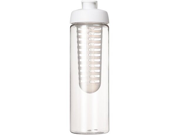 H2O Active® Vibe Bidón e infusor con tapa Flip de 850 ml Transparente/blanco detalle 4