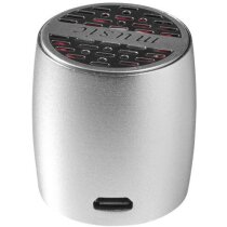 Altavoz compacto de aluminio personalizado azul medio Altavoz compacto de aluminio personalizado azul medio