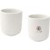 Tazas de cerámica Male acabado mate 200 ml Blanco detalle 1