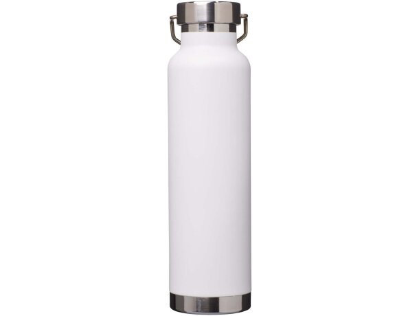 Botella Thor 650ml acero inoxidable reciclado certificado RCS Blanco detalle 3