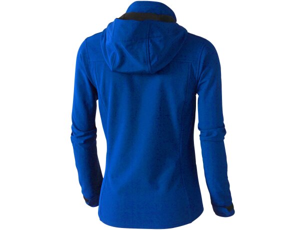 Chaqueta softshell mujer Langley corte entallado impermeable Azul detalle 11
