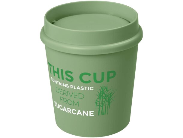 Vaso 200ml con tapa 360° Americano Switch Renew bioplástico Verde marino detalle 9