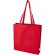 Bolsa tote algodón reciclado GRS con refuerzos Florida 14L Rojo