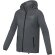 Chaqueta ligera impermeable mujer Dinlas con capucha enrollable Gris tormenta detalle 16