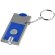 Llavero con linterna y porta moneda azul medio personalizada