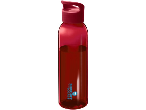 Botella de 650 ml con tapa de rosca personalizada personalizado rojo