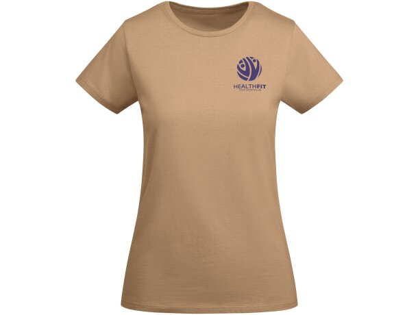 Camiseta mujer algodón orgánico Breda de Roly detalle 22