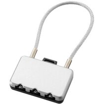 Candado De Aluminio Para Maletas Plata