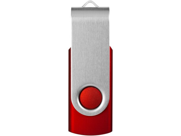 Memoria USB Rotate 16GB con cuerpo giratorio de aluminio Rojo detalle 16