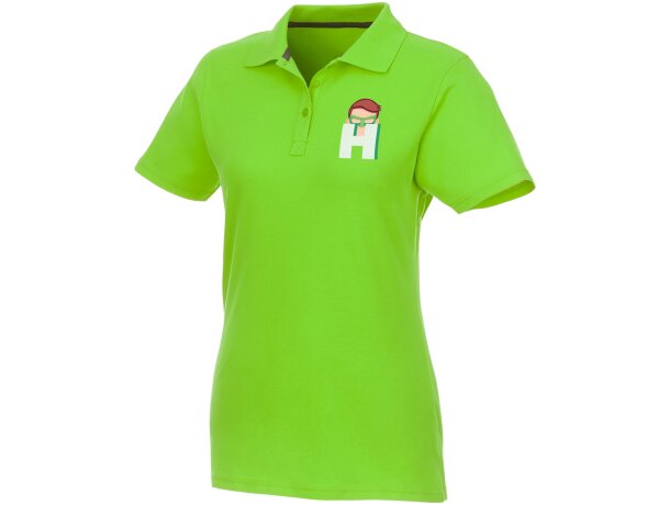 Polo de manga corta para mujer Helios merchandising