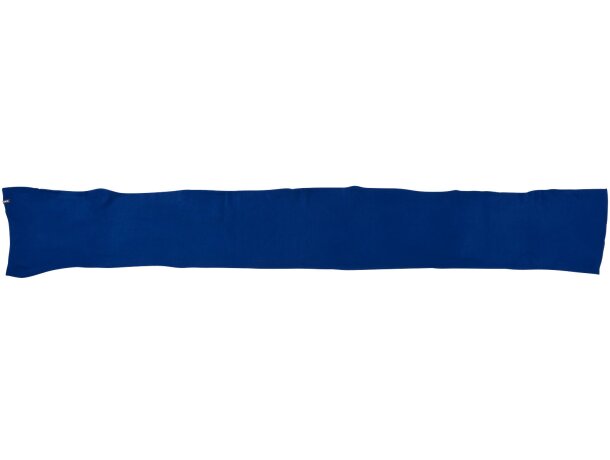 Bufanda de 240 gr en canalé Azul real detalle 16