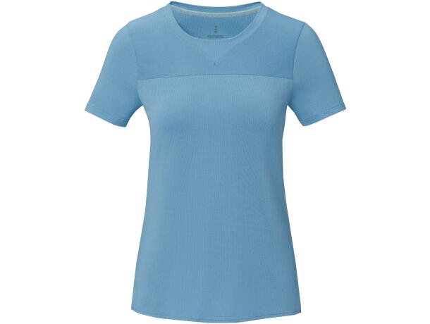 Camiseta Cool fit de manga corta para mujer en GRS reciclado Borax Azul nxt detalle 5