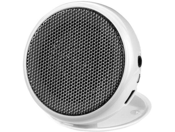 Altavoz redondo con batería interna barata blanca Altavoz redondo con batería interna barata blanca