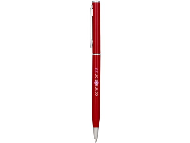 Bolígrafo de aluminio Slim Rojo detalle 3