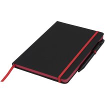 Libreta con banda elástica personalizada PU ribetes color 96 hojas 70g