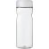 Bidón deportivo de 650 ml con tapa de rosca H2O Active® Base Tritan™ Transparente claro/blanco detalle 40