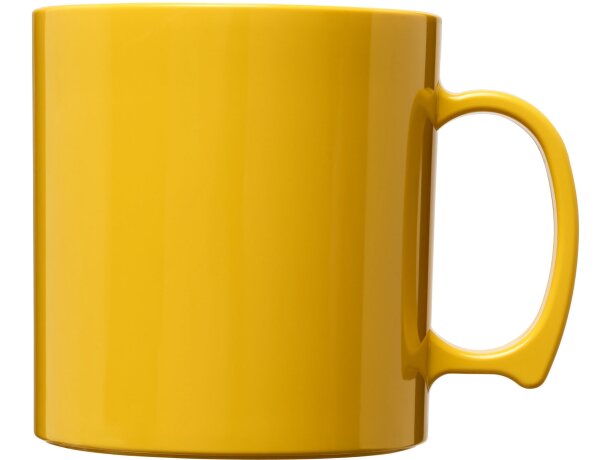 Taza plástico san 300ml con asa integrada personalizable Amarillo detalle 17