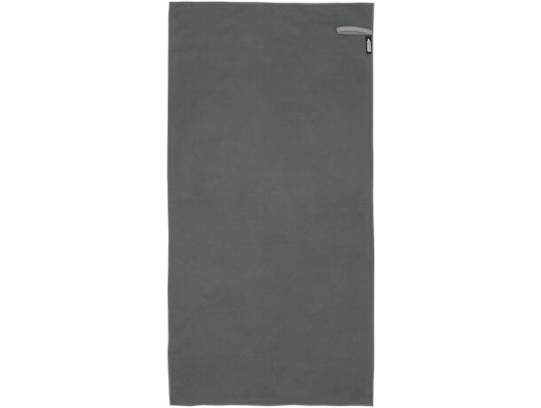 Toalla ultraligera secado rápido Pieter con certificación GRS Gris detalle 10
