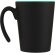 Taza de cerámica con asa Oli 360 ml personalizable Verde/negro intenso detalle 18