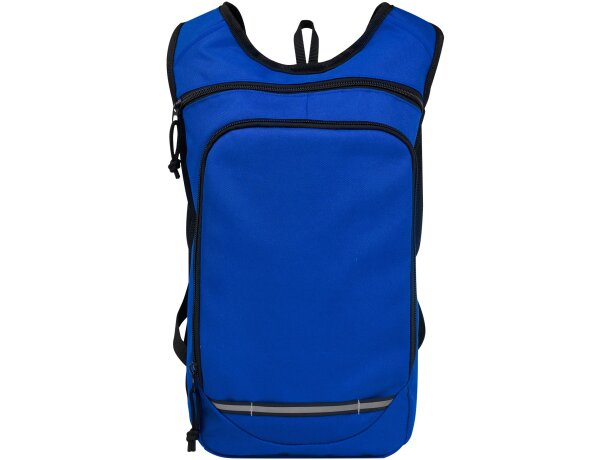 Mochila exterior GRS RPET Trails 6,5L certificada sostenible Azul real detalle 23