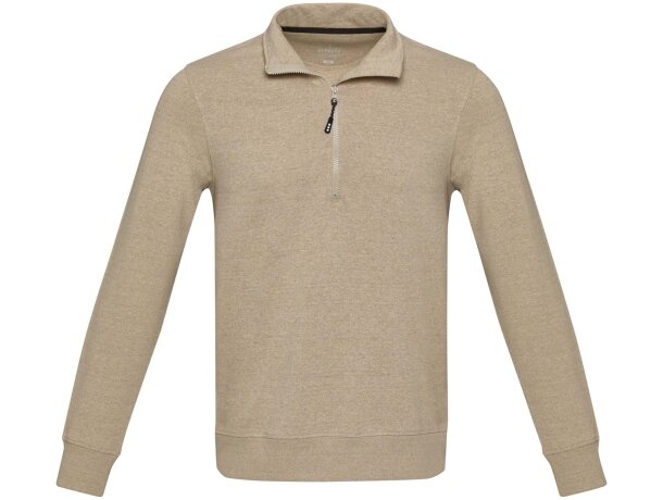 Sudadera reciclada unisex con cremallera 1/4 Aware™ Tin detalle 14