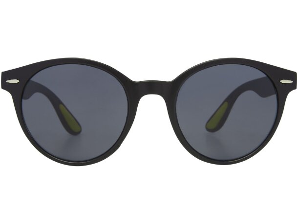 Gafas de sol diseño redondo pp Steven Verde lima detalle 11
