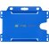 Porta credencial original de formato horizontal pp Azul detalle 4