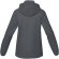 Chaqueta ligera impermeable mujer Dinlas con capucha enrollable Gris tormenta detalle 18