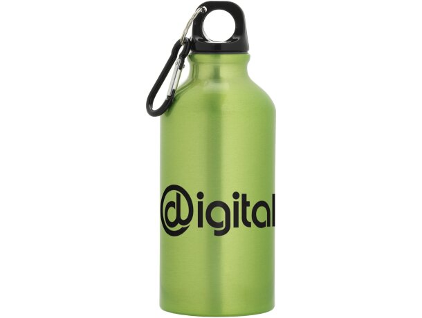 Cantimplora de aluminio con mosquetón 350 ml personalizada