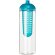 H2O Active® Vibe Bidón deportivo e infusor con tapa Dome de 850 ml Transparente/azul aqua detalle 3