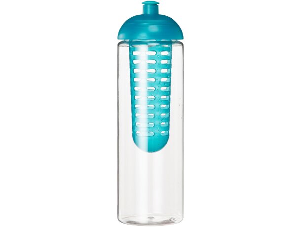 H2O Active® Vibe Bidón deportivo e infusor con tapa Dome de 850 ml Transparente/azul aqua detalle 3