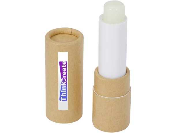 Bálsamo labial Adony SPF15 en envase de papel reciclado Natural detalle 1