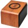 Altavoz con base de carga inalámbrica Wooden Madera detalle 7