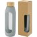 Botellas de agua reutilizables Tidan vidrio borosilicato agarre silicona Gris