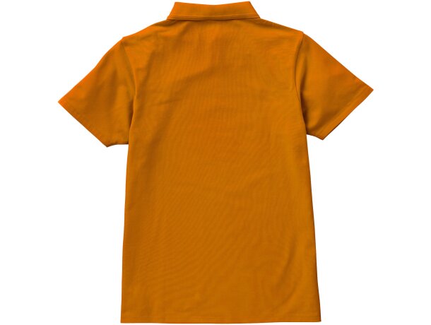 Polo para personalizar unisex 100% algodon 220 gr Naranja/azul marino detalle 7