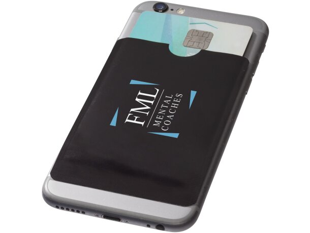 Portatarjetas para smartphone con protección RFID Exeter personalizado