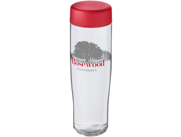 H2O Active® Tempo Bidón deportivo con tapa de rosca de 700 ml Transparente/rojo detalle 37